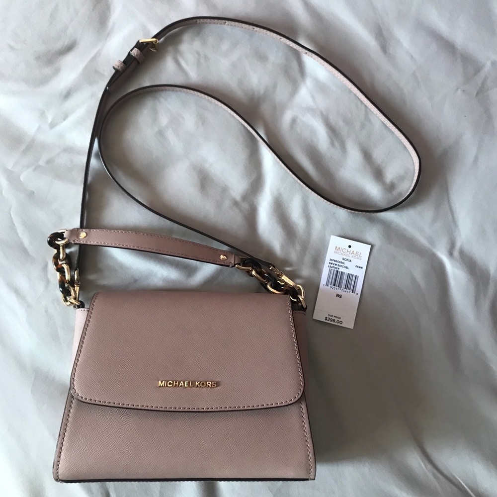 Micheal Kors Sofia Fawn Crossbody/Handbag